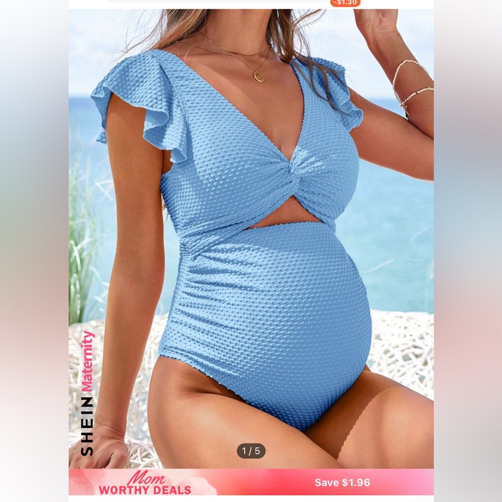 [SHEIN] BUNDLE!! MATERNITY SWIM - Picture 2 of 12